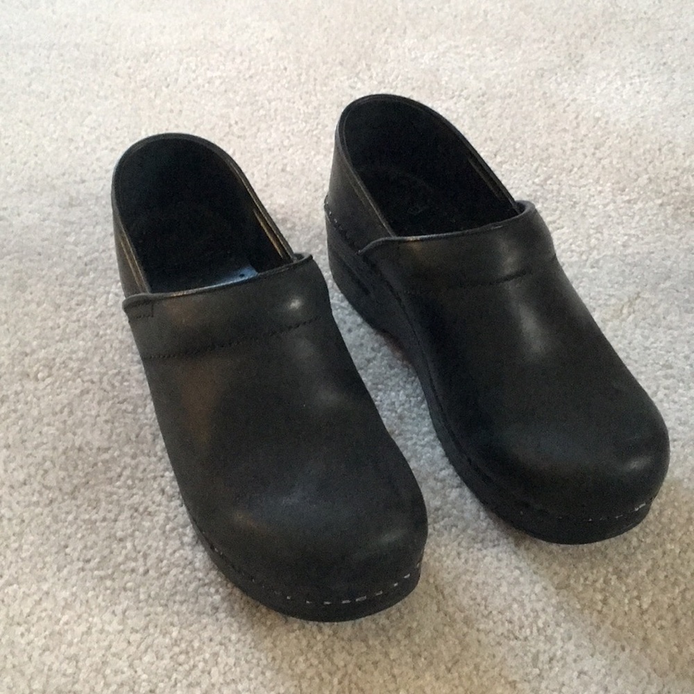 Dansko black clogs
